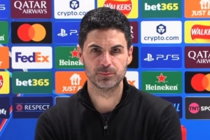 阿尔特塔:我们还有四五次机会打进第三球 埃泽找到了节奏 配图