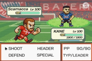 创意满分！拜仁发布战亚特兰大像素风海报，凯恩、斯卡马卡主角 配图