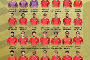 摩洛哥国家队名单:阿什拉夫、迪亚斯、布努、马兹拉维在列 配图