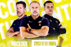 西甲3月最佳教练候选：西蒙尼、弗里克、路易斯·卡斯特罗 配图