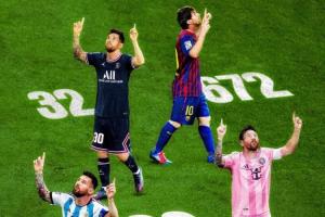 足坛历史射手榜:C罗965球居首,梅西900球第2,贝利第3独狼第4 配图