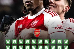 49场38胜！本赛季至今阿森纳各项赛事取胜场次比不败赛季还多1场 配图