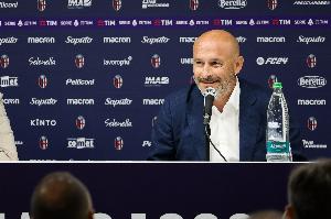 博洛尼亚主帅：罗马更强但我们赢了，1/4决赛对维拉也会努力尝试 配图