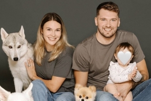 秋天至今只见到女儿们2天！东契奇：这就是生活 唯有打球让我平静 配图