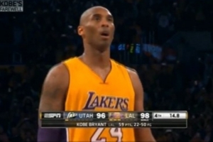 惊人相似！湖人近两次60+ 东契奇科比均是在还剩14.8秒时罚球达成 配图