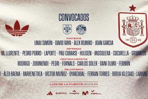 西班牙大名单：亚马尔、佩德里领衔，罗德里、霍安·加西亚入选 配图