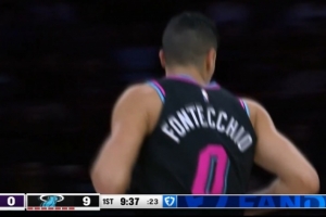 先声夺人！热火内外开花 开局9-0领先湖人 配图