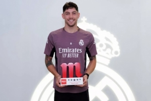 1进球3助攻,巴尔韦德当选皇马2月最佳球员 配图