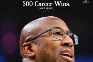 胜率六成!尼克斯主帅迈克·布朗斩获教练生涯第500场胜利 配图