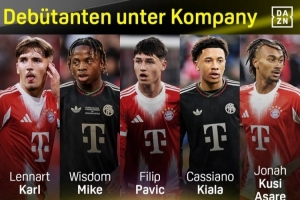 提拔新人!孔帕尼执教拜仁以来,10名年轻球员上演一线队首秀 配图