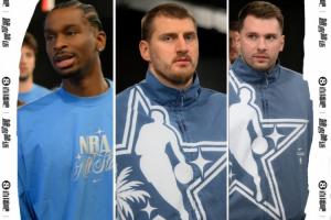 SGA：永远不会听到掘密抱怨约基奇罚球 也没有湖密抱怨东契奇罚球 配图