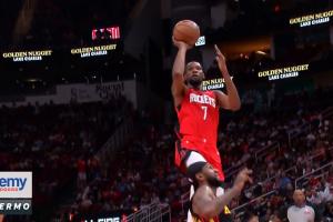 空气犯规？KD压哨打铁走人 裁判突然响哨吹犯规 给了火箭两罚！ 配图