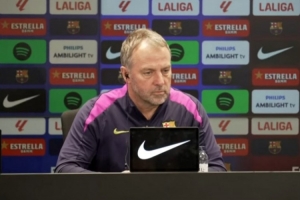 弗里克：霍安·加西亚明天可能上场 赛季末谈拉什福德坎塞洛未来 配图