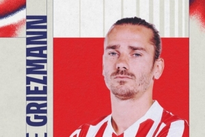 马竞祝队史射手王格列兹曼35岁生日快乐，出战487场211球97助 配图