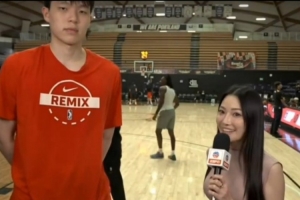 需要精进的部分？杨瀚森：篮板 联盟有很多老油条 我要努力打好球 配图