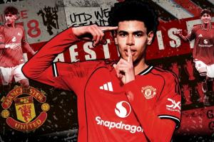 红魔新天才！太阳报：17岁阿贾伊闪耀曼联青年队，可能参加季前赛 配图