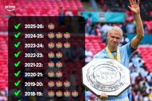 温布利常客!曼城连续16个赛季在温布利球场踢杯赛 配图