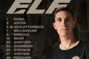 多特首发：施洛特贝克领衔，小贝林厄姆、阿德耶米、萨比策出战 配图