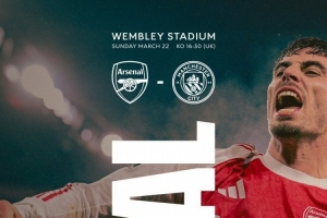 剑指冠军!阿森纳发布联赛杯决赛海报,哈弗茨单人出镜 配图