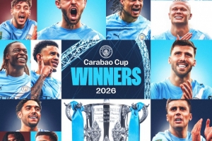 英格兰国家队官推祝贺曼城的英格兰国脚夺冠,奥赖利成最大功臣 配图