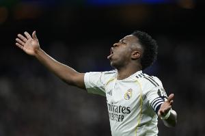 对阵曼城+马竞!维尼修斯连续2场比赛梅开二度,职业生涯首次 配图