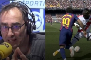 前裁判：西斯对亚马尔有犯规动作，这足以构成点球判罚 配图