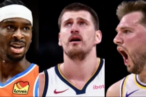 卢卡,亚历山大,约基奇,莱纳德,米球,布伦森们的进攻 配图