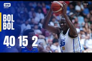 还投了俩4分球~波尔·波尔菲律宾杯赛狂轰40+15 2场共78分31板7帽 配图