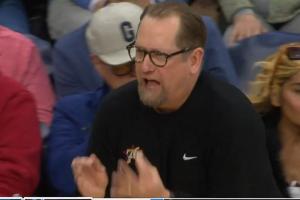 纳斯吃T后朝裁判大喊:雷霆不是完美的 他们也会犯规啊! 配图