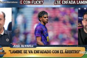 六台独家:亚马尔被换下不满并非针对弗里克,他生气的是裁判判罚 配图