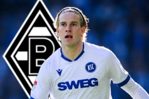 记者：门兴有意卡尔斯鲁厄后卫赫罗尔德，球员解约金低于400万欧 配图