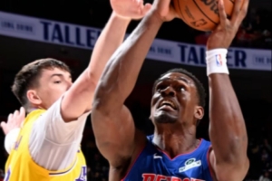 活塞断了湖人9连：自己的詹杜 配图