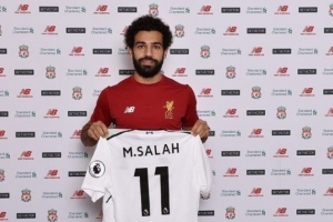 回首来时！2017年25岁萨拉赫4200万加盟利物浦，9年9冠435场255球 配图