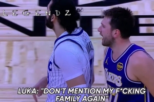 卢卡没错？唇语解读：东契奇举报比塔泽 别TM提我家人 我干死你！ 配图