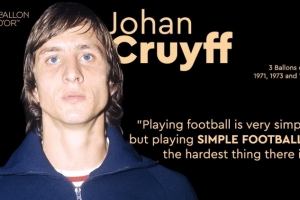 金球奖官方缅怀克鲁伊夫:10年前的今天足坛失去最伟大的远见者 配图