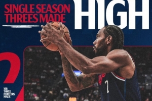 老而弥坚!小卡单赛季已经投进149记三分 创个人生涯新纪录 配图