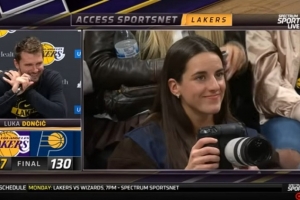 东契奇：和克拉克没有私交 但我是她的球迷 她打球极具观赏性 配图