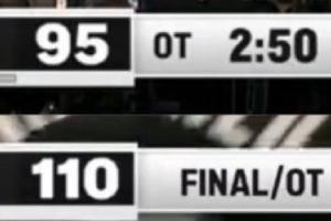 这能输?杜兰特失第一罚后第二罚故意罚丢获球权&最后发球被破坏 配图