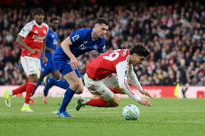 BBC：判罚小组认定哈弗茨对阵埃弗顿该获点球，但也支持VAR不介入 配图