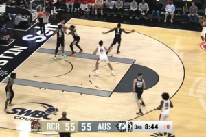 G联赛的约老师！杨瀚森弧顶发牌+inside out 连送助攻盘活全队 配图