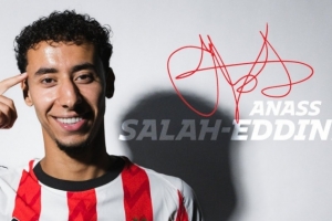 荷媒：埃因霍温想800万欧从罗马买断萨拉赫·埃丁，球员尚未同意 配图