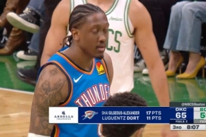 得分比多特少呢！杰伦威造杀伤 SGA17分&多特11分 双探花各12分 配图