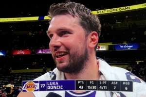 6连客后更了解球队？东契奇：没什么新鲜的 我们从一开始就很棒 配图