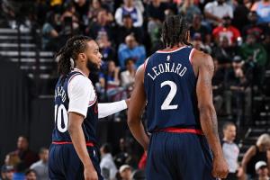 快船在交易截止日前50场有24次单节35+ 截止日后23场就23次 配图