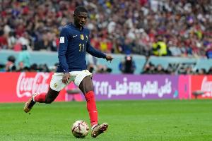 登贝莱自2022年后首次在法国队助攻,国家队4次助攻3次传给姆巴佩 配图