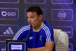 斯卡洛尼：我会尽一切努力让梅西去世界杯 为足球发展他必须参加 配图