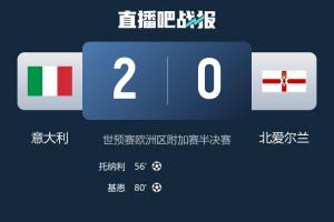 一步之遥!意大利进附加赛决赛将战威尔士/波黑 有望时隔两届重返 配图