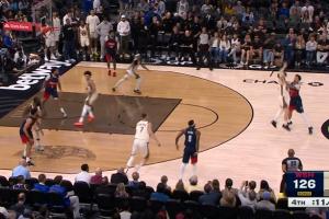 又来个奥斯卡！奇才萨尔两节半罚下 末节追分但最后低级失误输球 配图