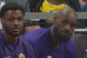 高兴坏了！老詹问雷迪克：换我还是换我儿啊？一起换？好好好！ 配图