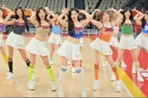 深圳男篮主场啦啦队晒舞蹈视频：好多小可爱来啦 配图